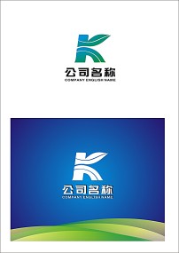 k字母变形环保标志